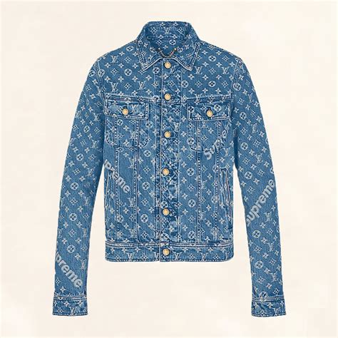 louis vuitton monogram jacket denim|monogram jean jacket.